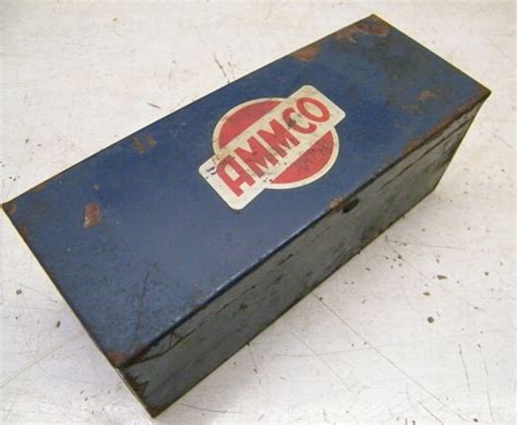 Vintage Ammco Metal Box W/ Instructions Cylinder Hone EMPTY 